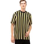 Puma Downtown Stripe Erkek Sarı-Siyah T-Shirt