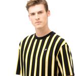Puma Downtown Stripe Erkek Sarı-Siyah T-Shirt