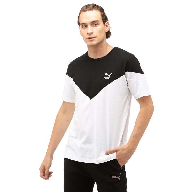Puma Iconic MCS Erkek Beyaz T-Shirt