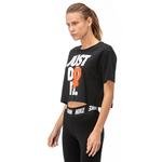 Nike Rebel Crop 2 Kadın Siyah T-Shirt