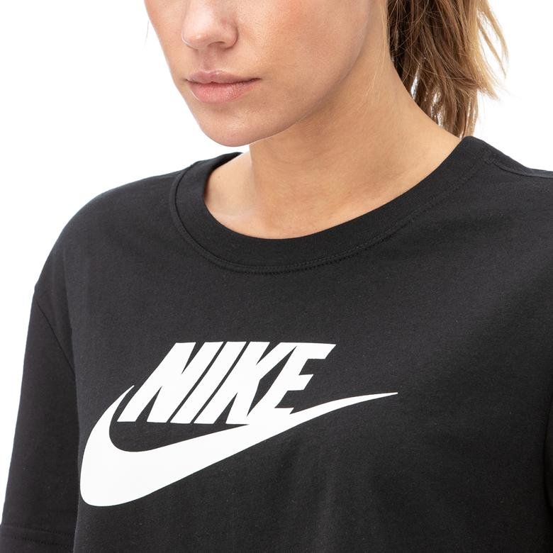 Nike Sportswear Essential Crop Kadın Siyah T-Shirt