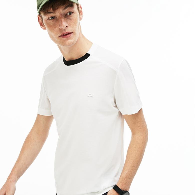 Lacoste Erkek Regular Fit Beyaz T-Shirt