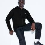 Lacoste Motion Erkek Kapüşonlu Siyah Sweatshirt