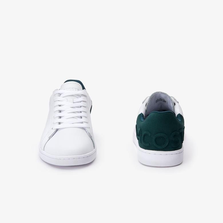 Lacoste Carnaby Evo 419 2 Sfa Kadın Beyaz - Koyu Yeşil Sneaker
