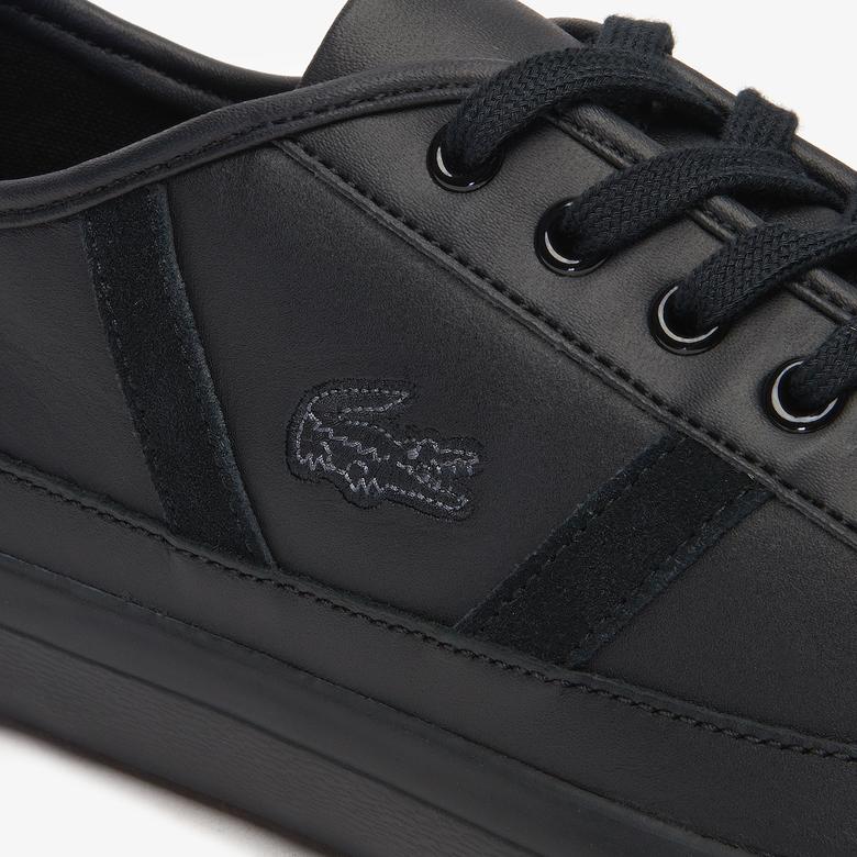 Lacoste Sideline 419 1 Cma Erkek Siyah Casual Ayakkabı