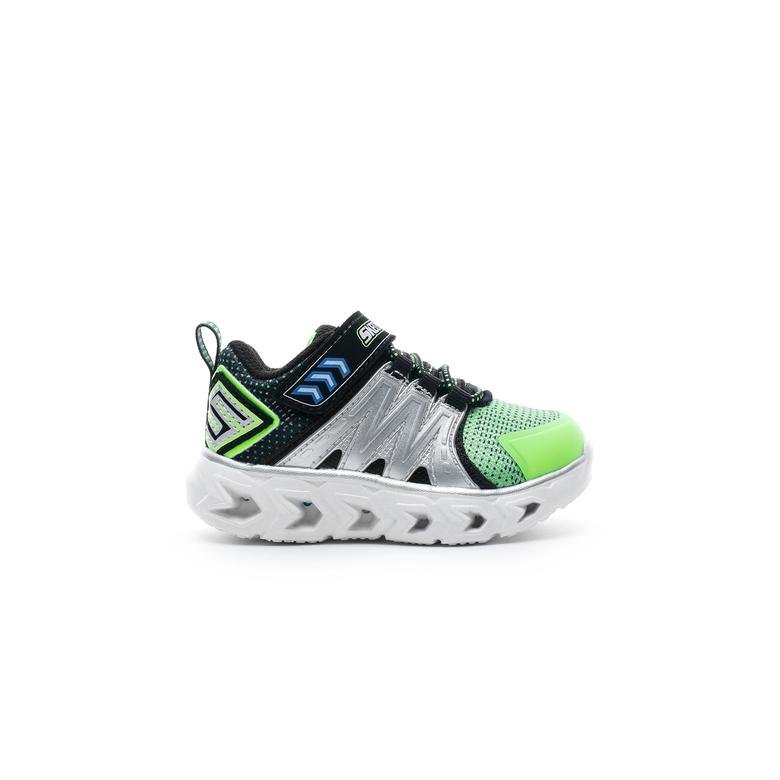 Skechers Hypno-Flash 2.0 Işıklı Yeşil - Siyah Bebek Spor Ayakkabı