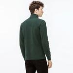 Lacoste Erkek Uzun Kollu Boğazlı Yeşil T-Shirt