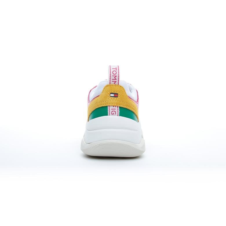 Tommy Hilfiger Pop Color Chunky Kadın Beyaz Spor Ayakkabı
