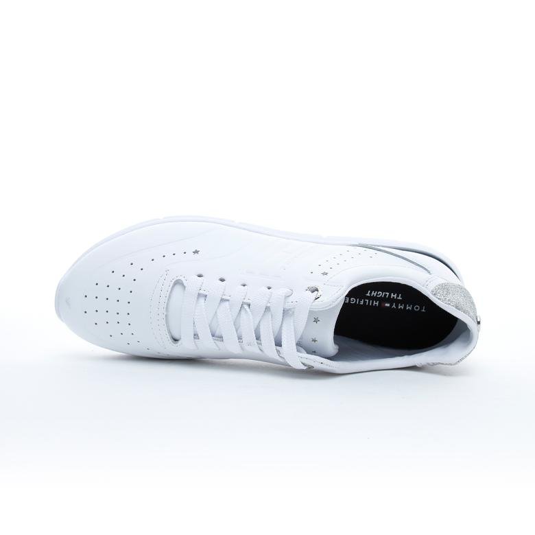 Tommy Hilfiger Glitter Detail Light Kadın Beyaz Spor Ayakkabı