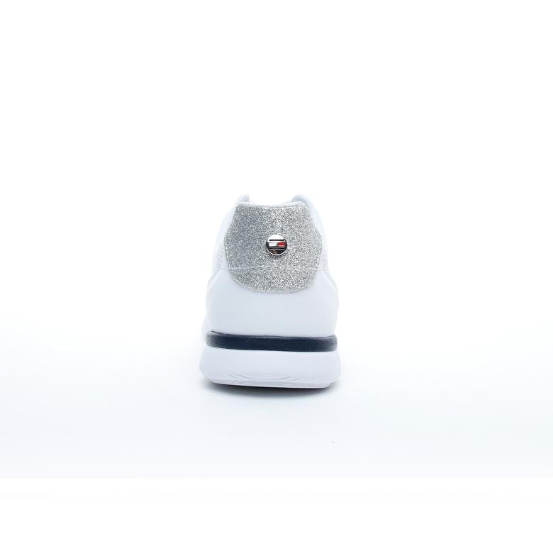 Tommy Hilfiger Glitter Detail Light Kadın Beyaz Spor Ayakkabı