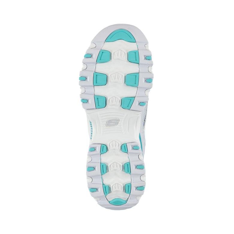 Skechers D'Lites-Second Chance Kadın Beyaz-Mavi Spor Ayakkabı