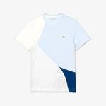 Lacoste Erkek Regular Fit Blok Desenli Mavi T-Shirt