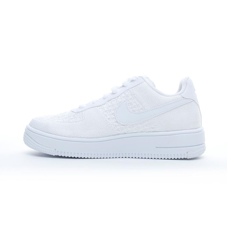Nike Air Force 1 Flyknit 2.0 (GS) Kadın Beyaz Spor Ayakkabı
