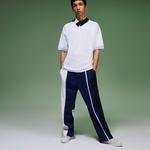 Lacoste Fashion Show Erkek Kontrast Yakalı Beyaz Polo