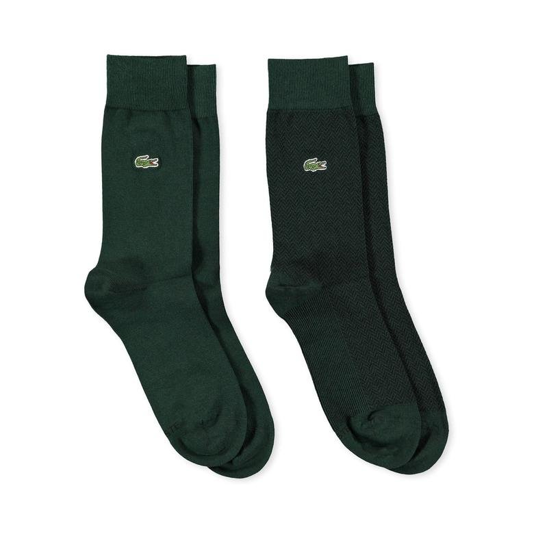 Lacoste Erkek 2'li Yeşil Çorap