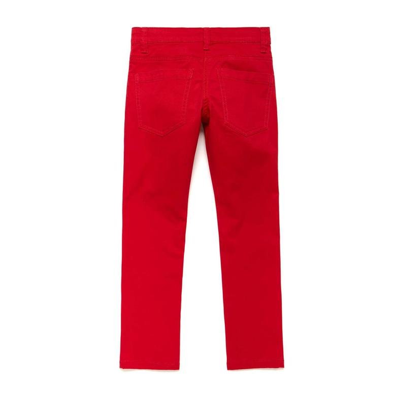 Benetton Çocuk Beş Cep Kırmızı Pantolon