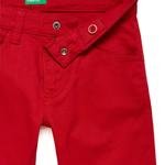 Benetton Çocuk Beş Cep Kırmızı Pantolon