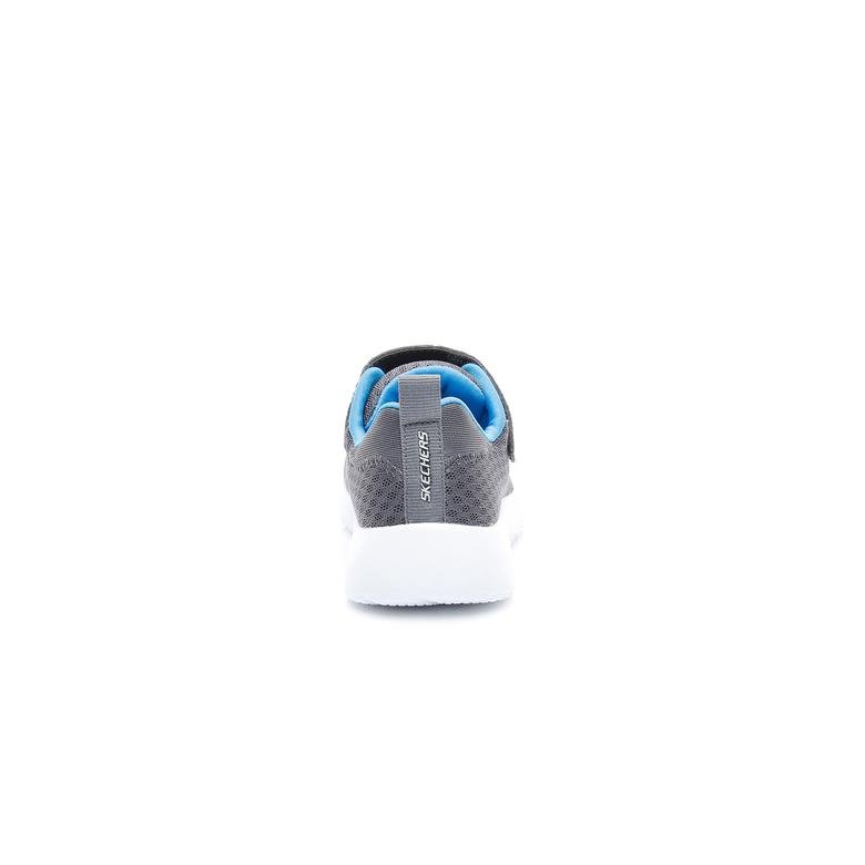 Skechers Dynamight - Hyper Torque Erkek Çocuk Gri-Mavi Spor Ayakkabı