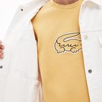 Lacoste Erkek Denim Beyaz Ceket