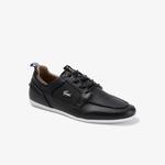 Lacoste Marina 120 1 Us Cma Erkek Siyah  Deri Casual Ayakkabı
