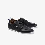 Lacoste Marina 120 1 Us Cma Erkek Siyah  Deri Casual Ayakkabı