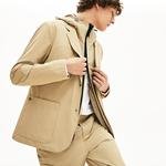 Lacoste Motion Erkek Bej Kapüşonlu 3 Farklı Kullanımlı Ceket