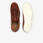 Lacoste Evara Premium 319 1 Us Cma Erkek Kahverengi - Bej Casual Ayakkabı