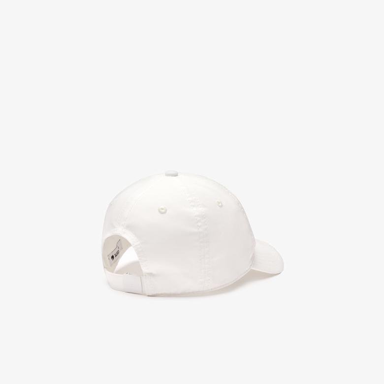 Lacoste Unisex Desenli Beyaz Şapka