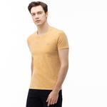 Lacoste Erkek V Yaka Açık Sarı T-Shirt