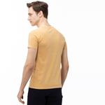 Lacoste Erkek V Yaka Açık Sarı T-Shirt
