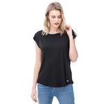 Nautica Kadın Siyah Kolsuz Kayık Yaka T-Shirt