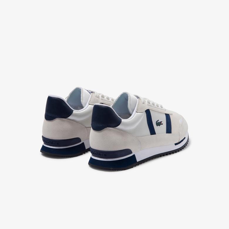 Lacoste Partner Retro 120 1 Sma Erkek Bej - Lacivert Sneaker