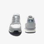 Lacoste Partner Piste 01202 Sma Erkek Gri - Beyaz Sneaker