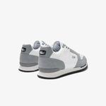 Lacoste Partner Piste 01202 Sma Erkek Gri - Beyaz Sneaker