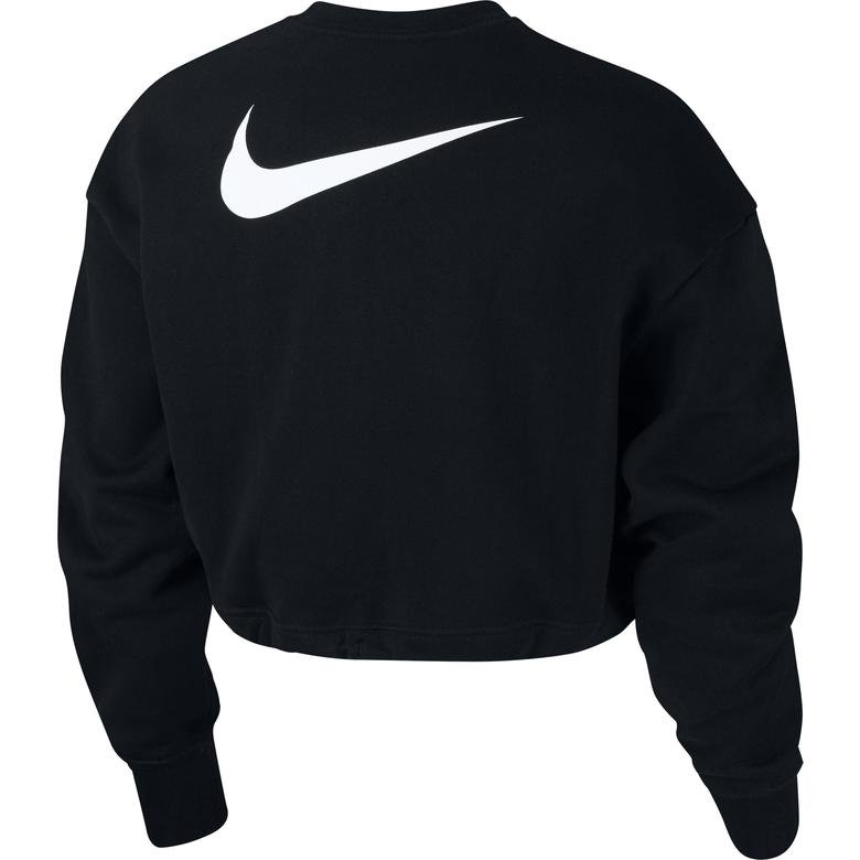 Nike Sportswear Swoosh Crew Kadın Siyah Sweatshirt