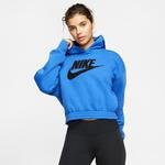 Nike Sportswear Fleece Kadın Mavi Kapüşonlu Sweatshirt
