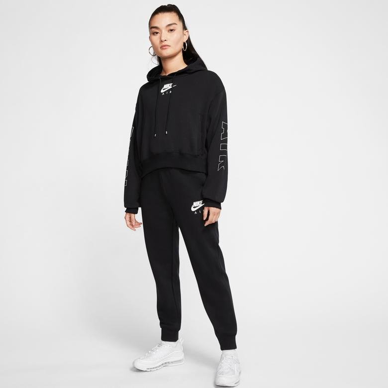 Nike Sportswear Air Fleece Kadın Siyah Eşofman Altı