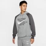 Nike Sportswear Swoosh Erkek Gri Kapüşonlu Sweatshirt