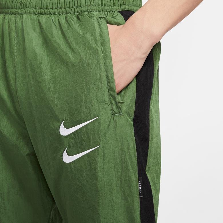 Nike Sportswear Swoosh Erkek Yeşil Eşofman Altı