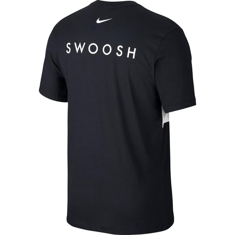 Nike Sportswear Swoosh Erkek Siyah-Yeşil T-Shirt