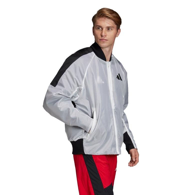 adidas VRCT Oversize Erkek Beyaz Çift Taraflı Ceket