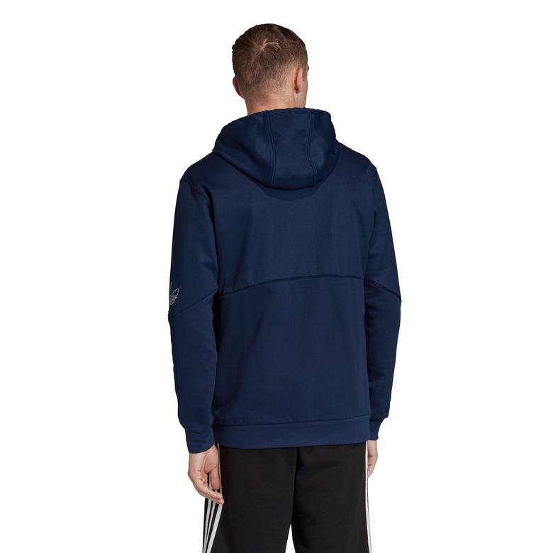 adidas Outline Erkek Lacivert Sweatshirt