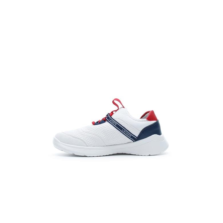 Lacoste Lt Dash Çocuk Beyaz - Lacivert - Kırmızı Spor Ayakkabı