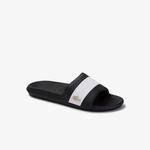 Lacoste Croco Slide 120 3 Us Cma Erkek Siyah - Beyaz Terlik