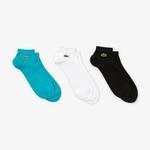 Lacoste Sport Unisex Renkli 3'lü Çorap