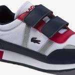Lacoste Partner 120 1 Suc Çocuk Beyaz - Lacivert - Kırmızı Sneaker