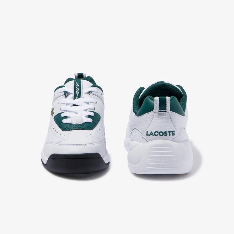 Lacoste V-Ultra Og 120 1 Sfa Kadın Koyu Yeşil-Beyaz Deri Sneaker