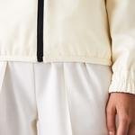 Lacoste Kadın Dik Yaka Beyaz Ceket