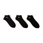 Lacoste Unisex 3'lü Siyah Çorap