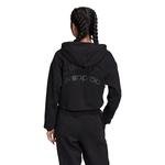 adidas R.Y.V. Cropped Kapüşonlu Kadın Siyah Sweatshirt